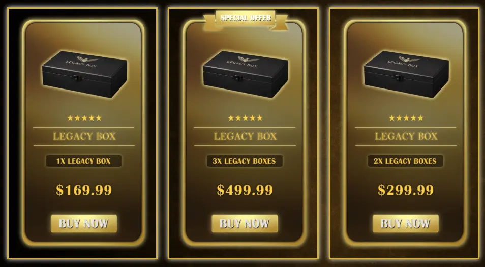 Legacy Box - Special Offer